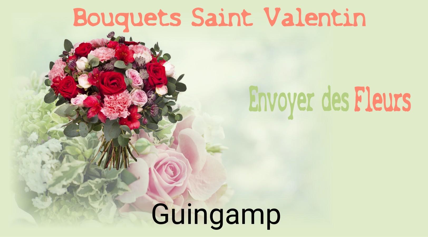 Roses de Saint-Valentin livrées à Guingamp